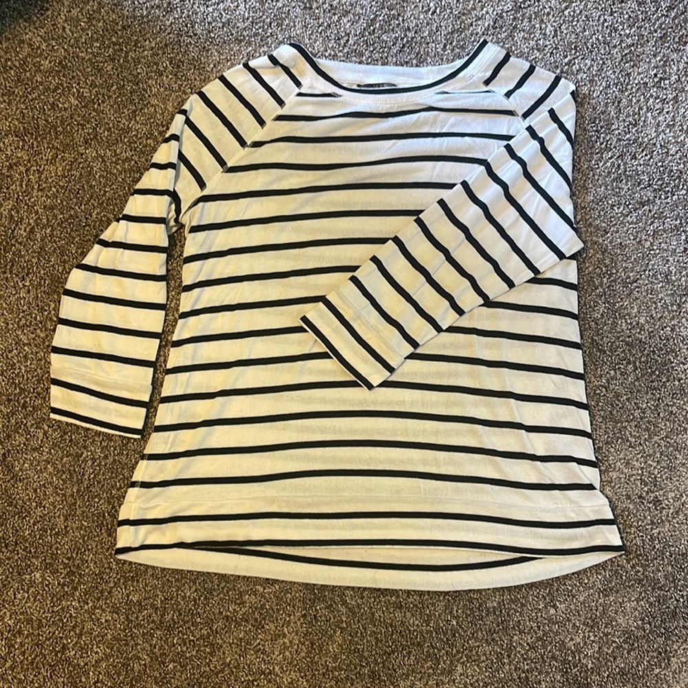 Black and white striped shirt